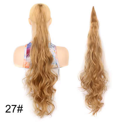 Wrap Around Jlo Hair Style PonyTail `Hair Extensions