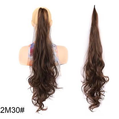 Wrap Around Jlo Hair Style PonyTail `Hair Extensions