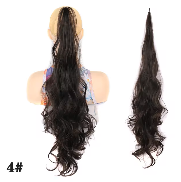 Wrap Around Jlo Hair Style PonyTail `Hair Extensions