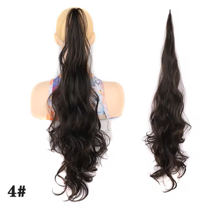 Wrap Around Jlo Hair Style PonyTail `Hair Extensions