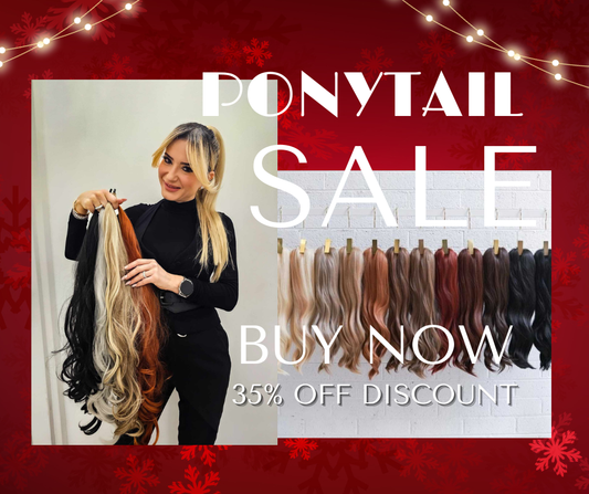 Wrap Around Jlo Hair Style PonyTail `Hair Extensions