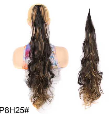 Wrap Around Jlo Hair Style PonyTail `Hair Extensions