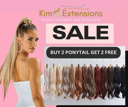 Wrap Around Jlo Hair Style PonyTail `Hair Extensions